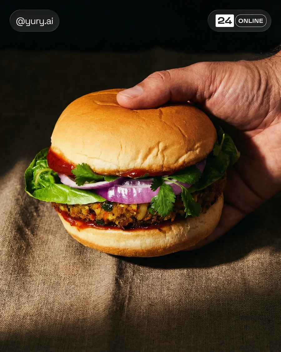 Cinematic ultra-realistic food photography with moody lighting and premium… — AI-generated example 2 of 5