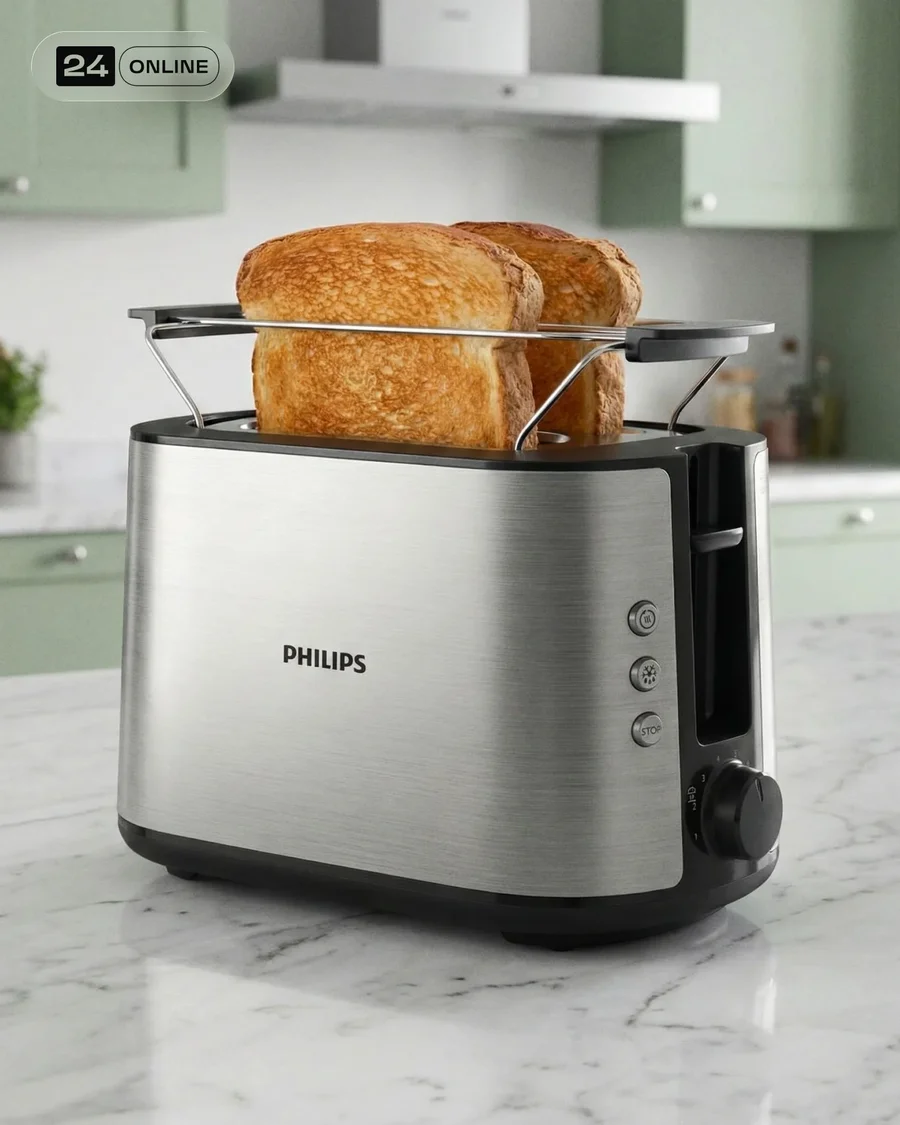 Modern kitchen appliance product shots in bright, inviting countertop catalog… — AI-generated example 2 of 4