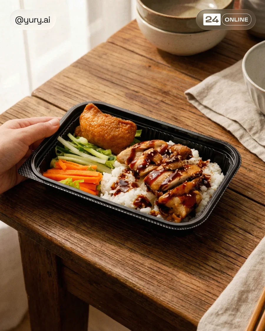 Cinematic ultra-realistic food photography with moody lighting and premium… — AI-generated example 3 of 5