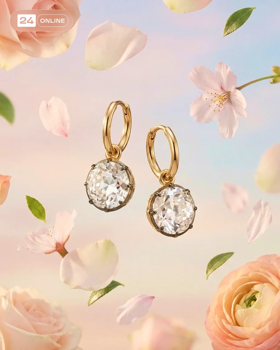 Luxury floral editorial jewelry photography with pastel romance and polished… — AI-generated example 3 of 6