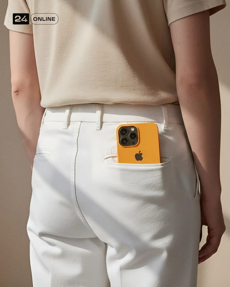 Minimal beige editorial photography of modern smartphone cases in refined… — AI-generated example 4 of 5