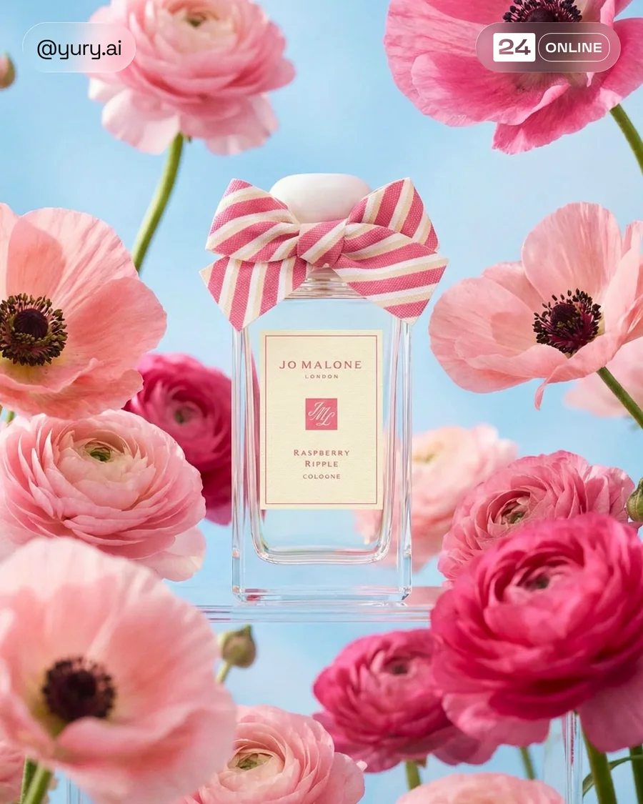 Fresh floral skincare product shots with dreamy natural lighting and premium… — AI-generated example 3 of 3