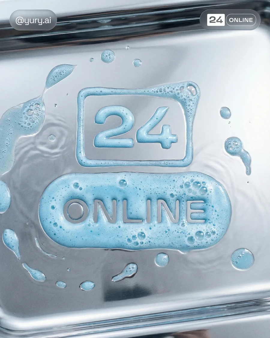 Logo transformed into varied tactile materials with polished studio and… — AI-generated example 6 of 7