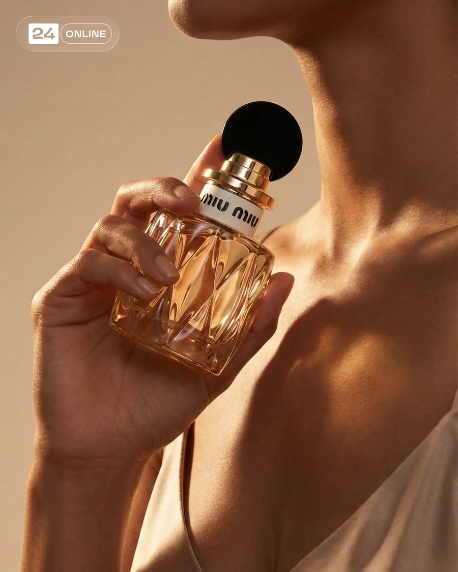 Luxury editorial bottle photography with warm cinematic lighting, glass detail… — AI-generated example 3 of 5
