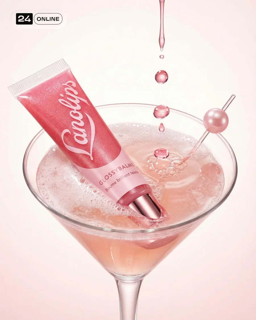 Luxury photoreal lip balm campaign with macro gloss textures and minimal… — AI-generated example 3 of 3