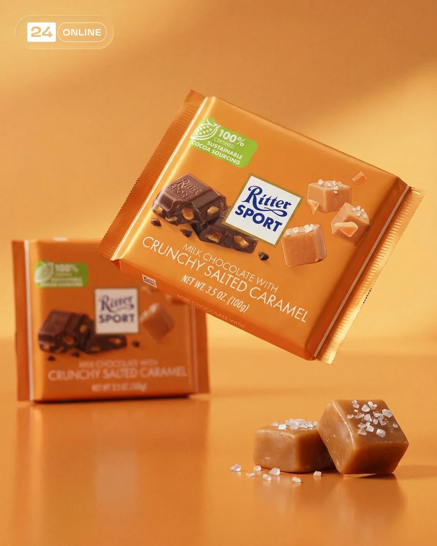 Premium chocolate bar packaging photography with warm minimal backgrounds and… — AI-generated example 4 of 4