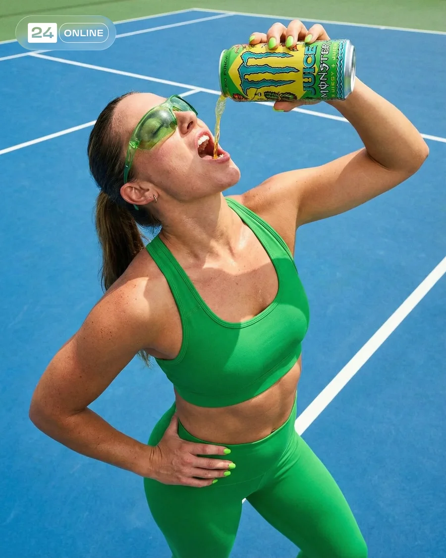 Bold editorial lifestyle shots featuring colorful canned energy drinks and… — AI-generated example 3 of 4