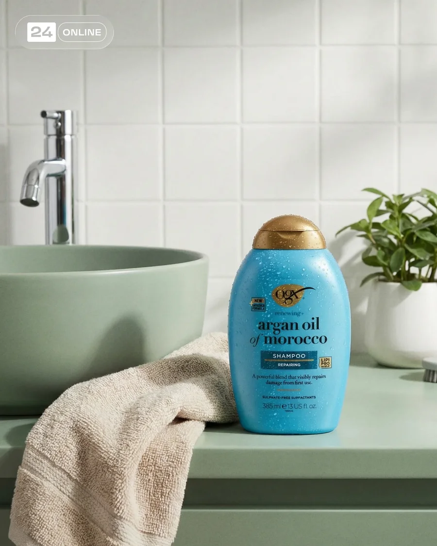 Premium shampoo and skincare product shots with foam, hands, and botanical spa… — AI-generated example 3 of 4
