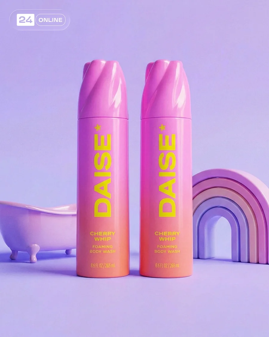 Premium pastel skincare products in clean, luxurious, water-inspired commercial… — AI-generated example 2 of 3