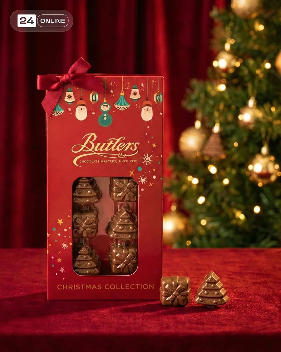 Luxury Christmas cosmetic packaging photography with velvet, festive props, and… — AI-generated example 2 of 3