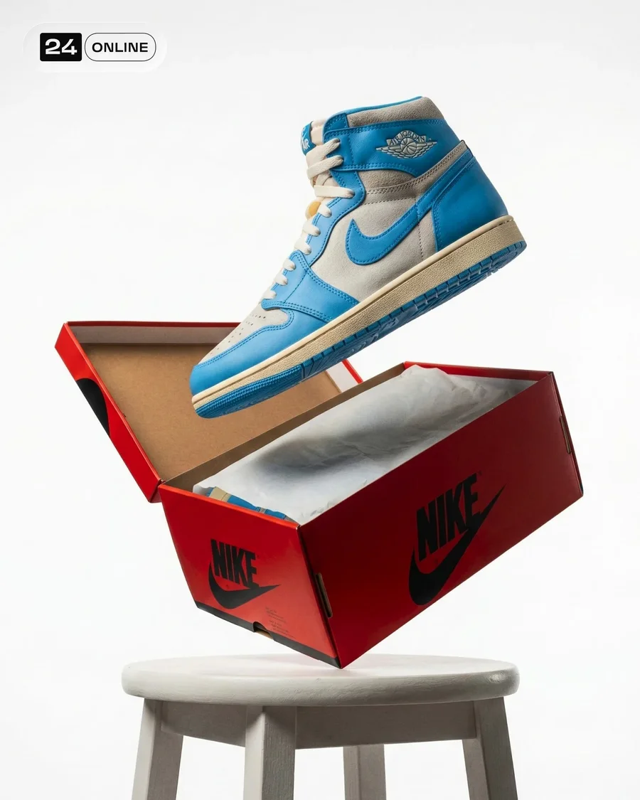 Ultra-photorealistic sneakers in dynamic studio and cinematic lifestyle product… — AI-generated example 3 of 3