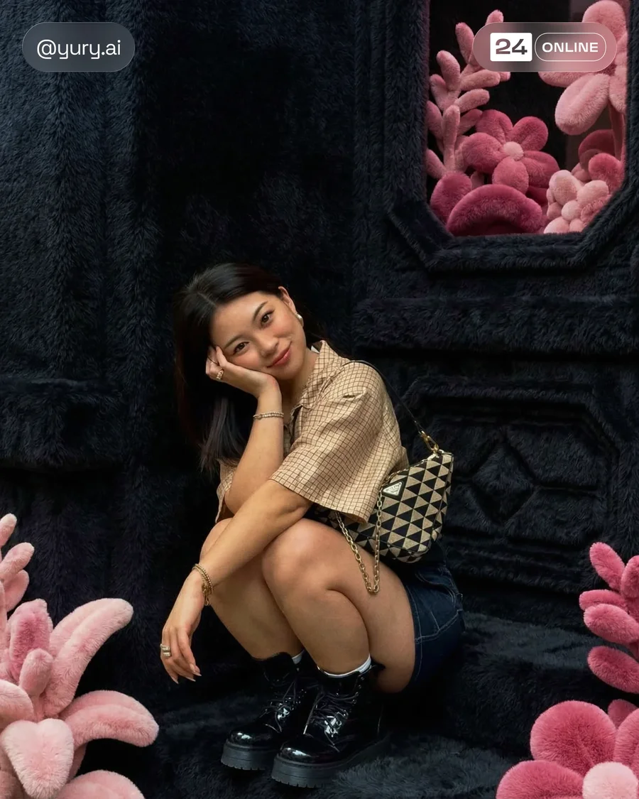 Hyper-realistic editorial fashion portraits with contemporary outfits in… — AI-generated example 3 of 4