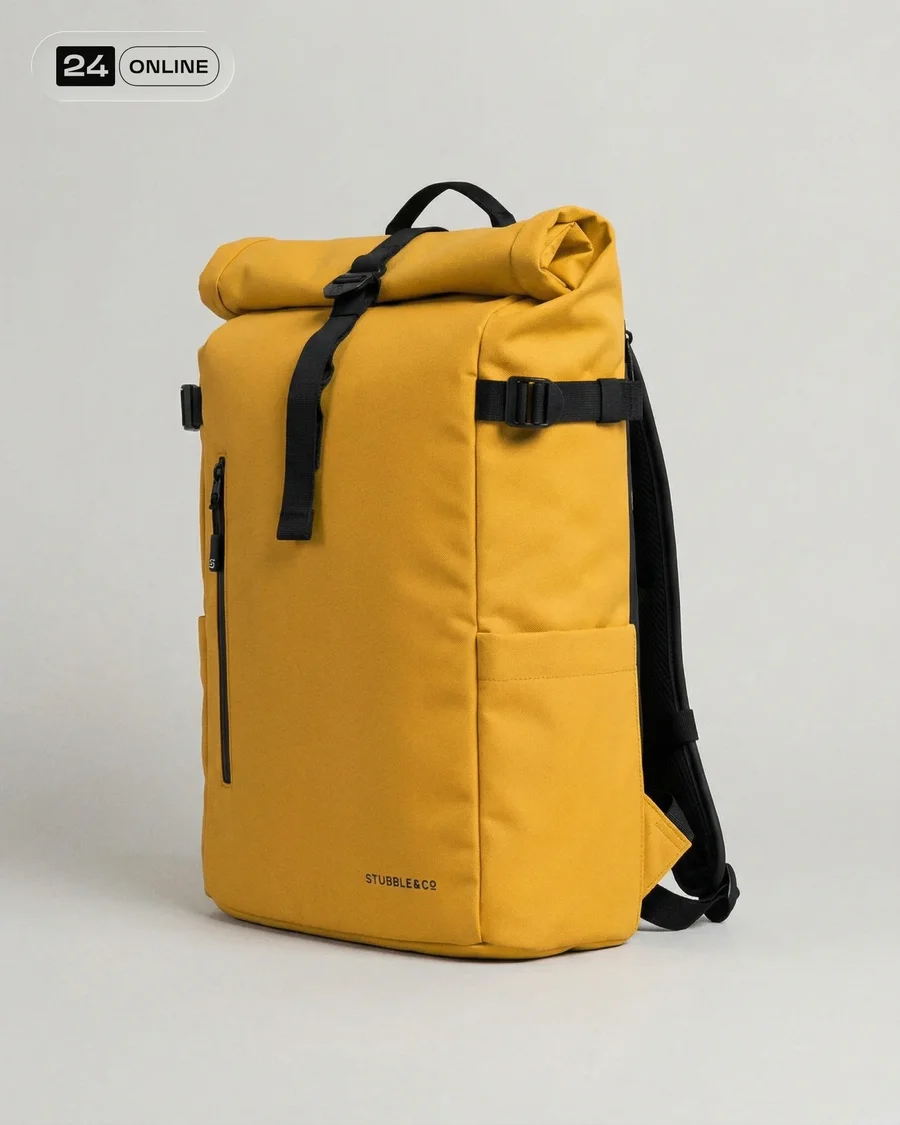 Minimalist waterproof backpack in clean ecommerce, lifestyle, and premium… — AI-generated example 3 of 5