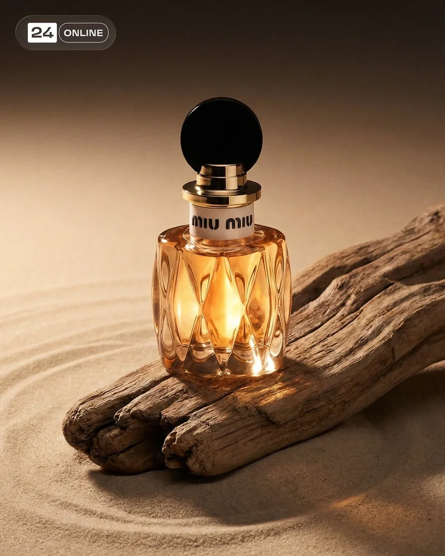 Luxury editorial bottle photography with warm cinematic lighting, glass detail… — AI-generated example 4 of 5
