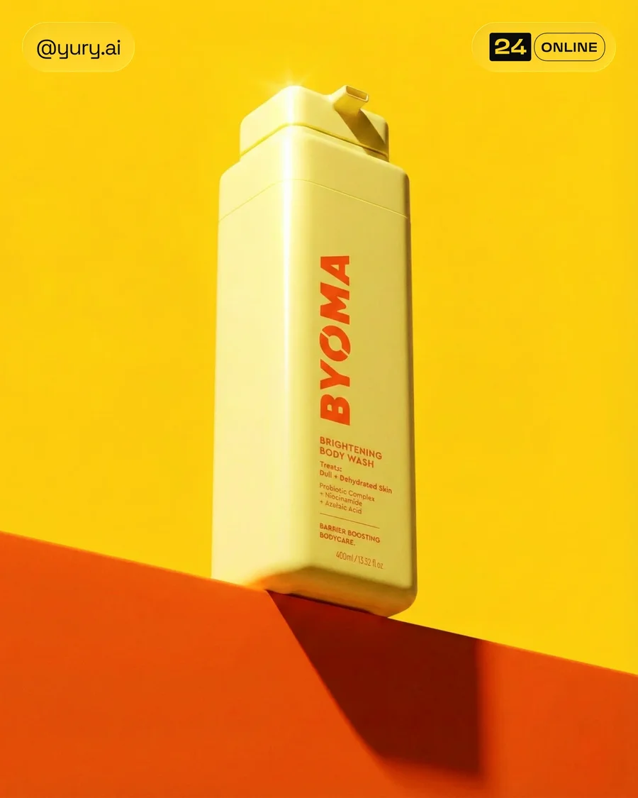 Minimal surreal product shot of a single oversized accessory with dramatic… — AI-generated example 3 of 4