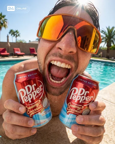 Hyper-realistic lifestyle soda can photography with vibrant candid portraits and bold natural light.