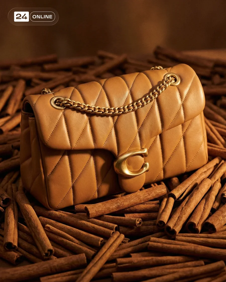 Luxury editorial handbag photography with quilted leather, gold hardware, and… — AI-generated example 5 of 5