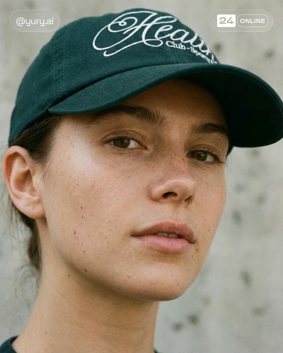 Minimal editorial portraits featuring black streetwear and a wearable accessory… — AI-generated example 1 of 2
