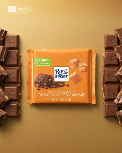 Premium chocolate bar packaging photography with warm minimal backgrounds and luxury commercial lighting