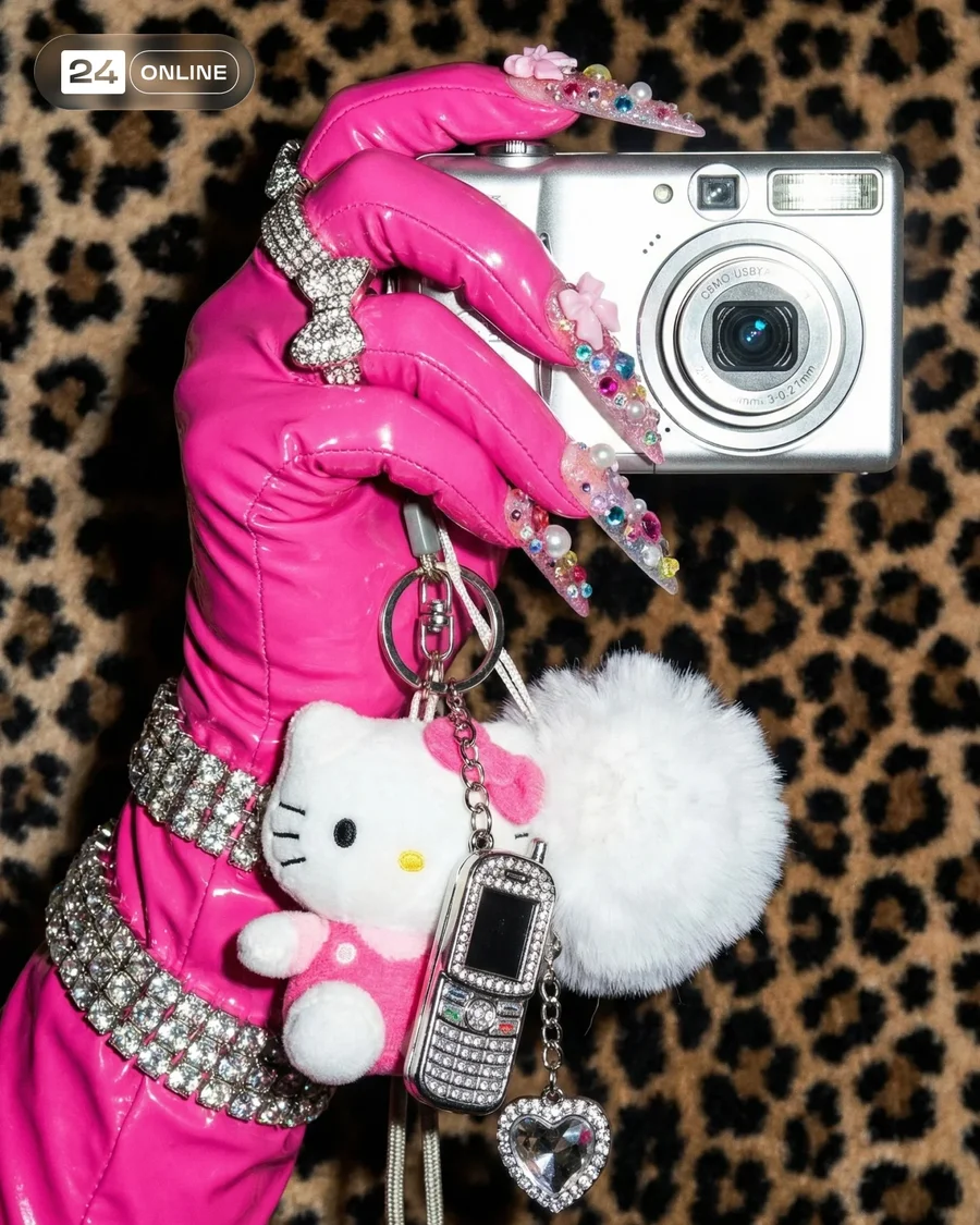 Editorial macro of statement jewelry over glossy gloves, mixing luxe fashion… — AI-generated example 4 of 4