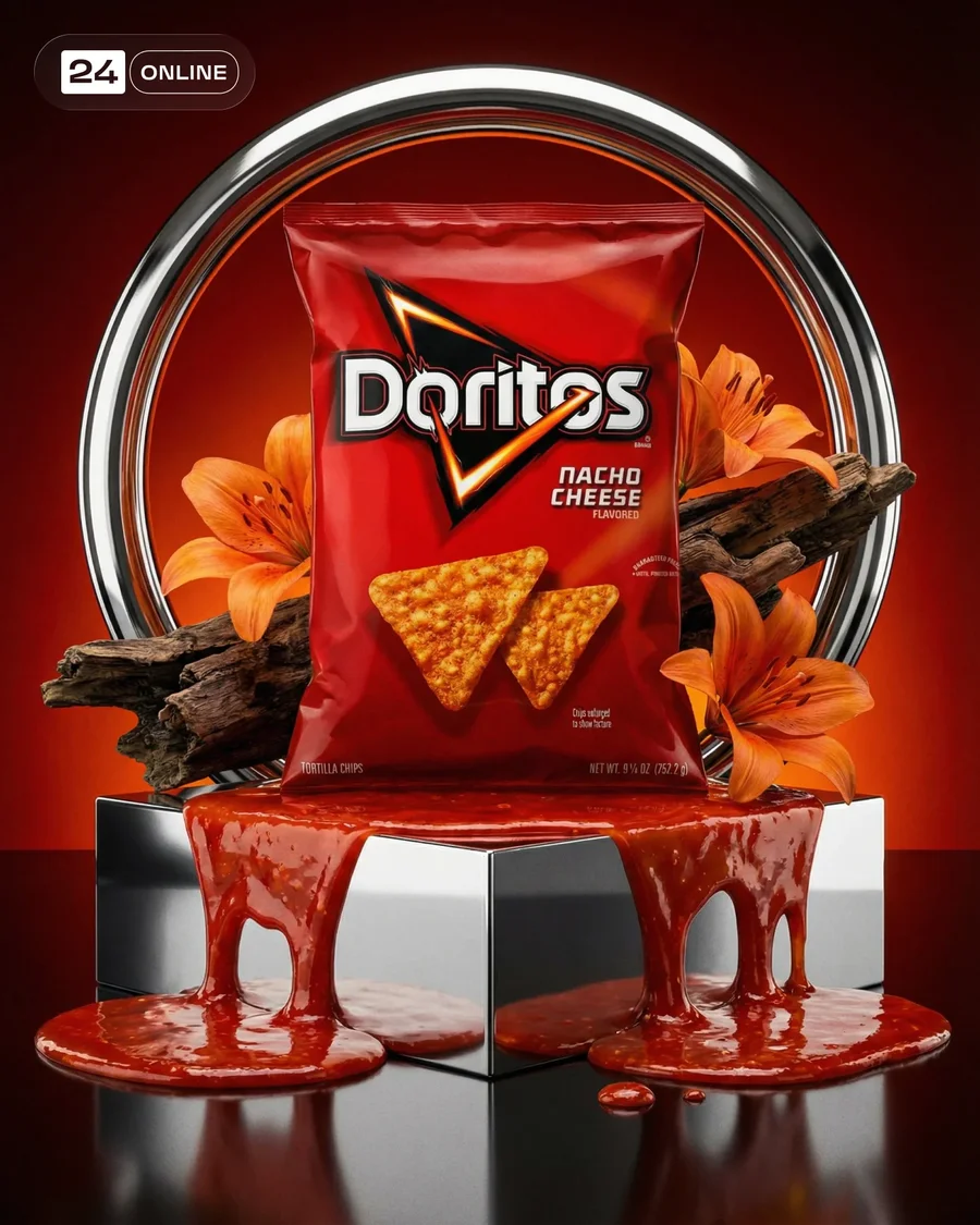 Moody surreal commercial still lifes with glossy drips, chrome props, and bold… — AI-generated example 2 of 6