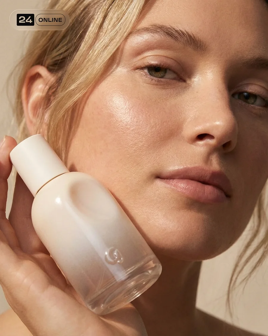 Quiet-luxury perfume editorial with warm light, frosted bottle, and minimalist… — AI-generated example 3 of 7