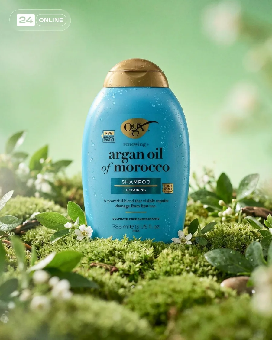 Premium shampoo and skincare product shots with foam, hands, and botanical spa… — AI-generated example 2 of 4