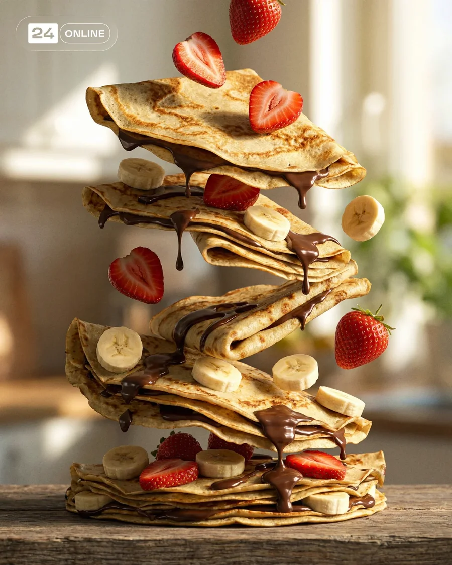 Cinematic ultra-realistic exploded dish photography with layered ingredients… — AI-generated example 3 of 3
