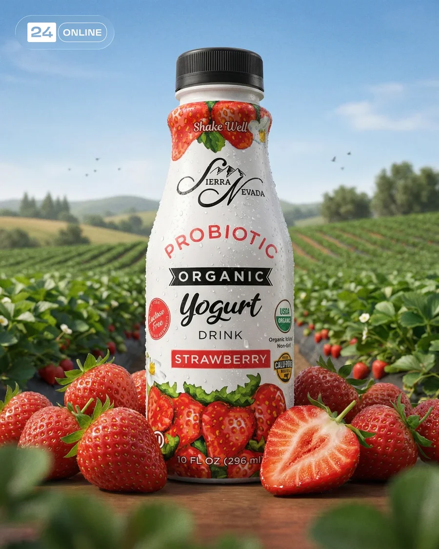 Premium beverage product photography with fresh ingredients, lifestyle hands… — AI-generated example 3 of 5