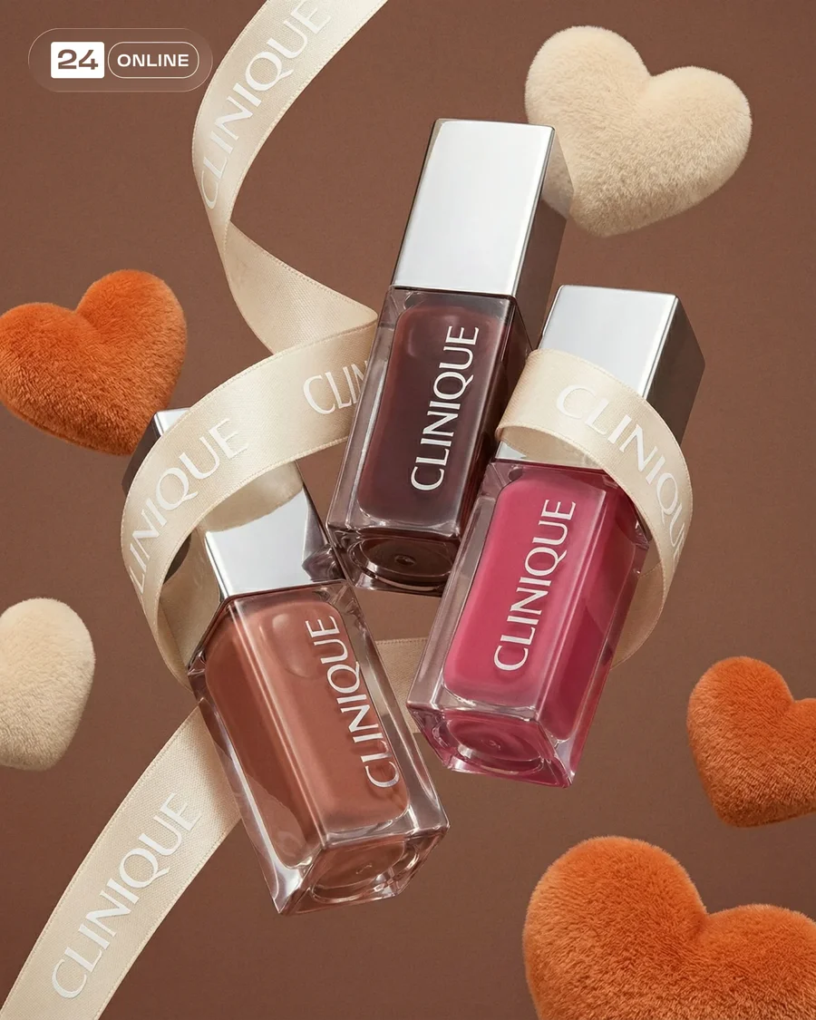 Luxury minimalist beauty product photography with floating lip products and… — AI-generated example 3 of 5