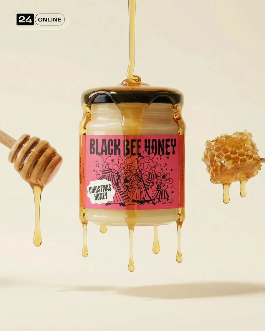 Premium honey jar photography with warm natural lifestyle and luxury editorial… — AI-generated example 3 of 5