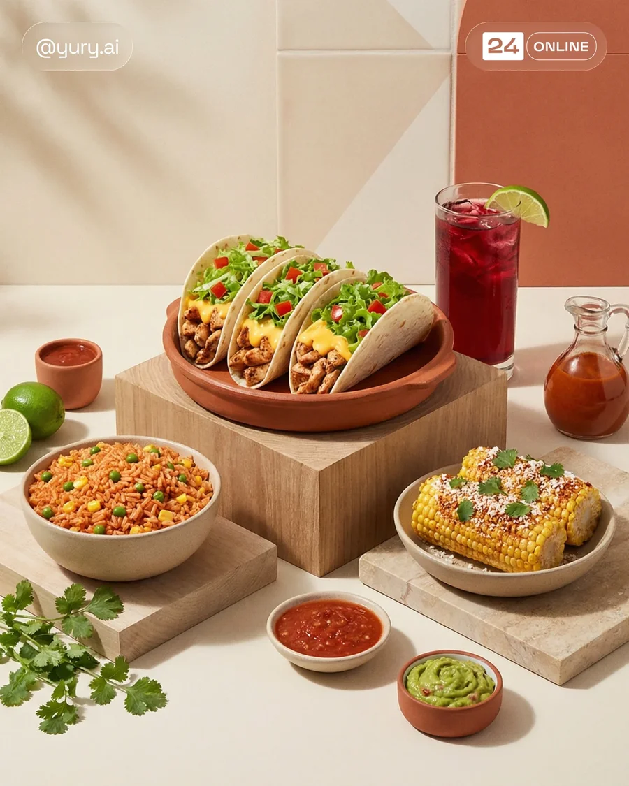 Luxurious studio food campaign featuring traditional Russian borscht with… — AI-generated example 4 of 5