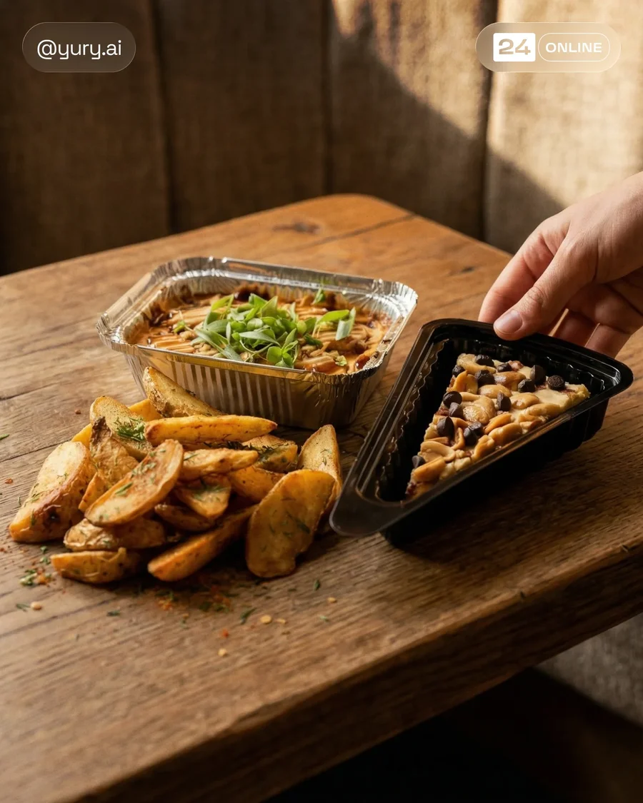 Cinematic ultra-realistic food photography with moody lighting and premium… — AI-generated example 5 of 5