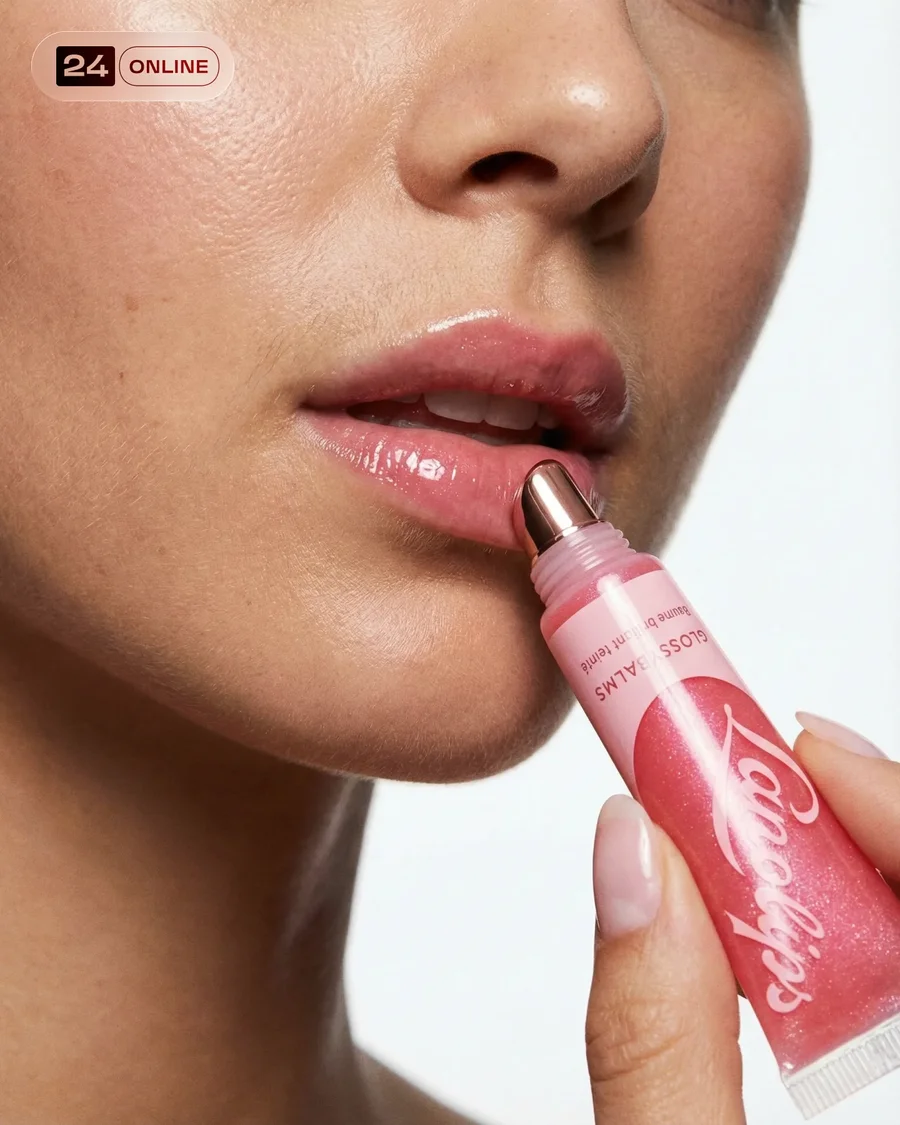 Luxury photoreal lip balm campaign with macro gloss textures and minimal… — AI-generated example 2 of 3