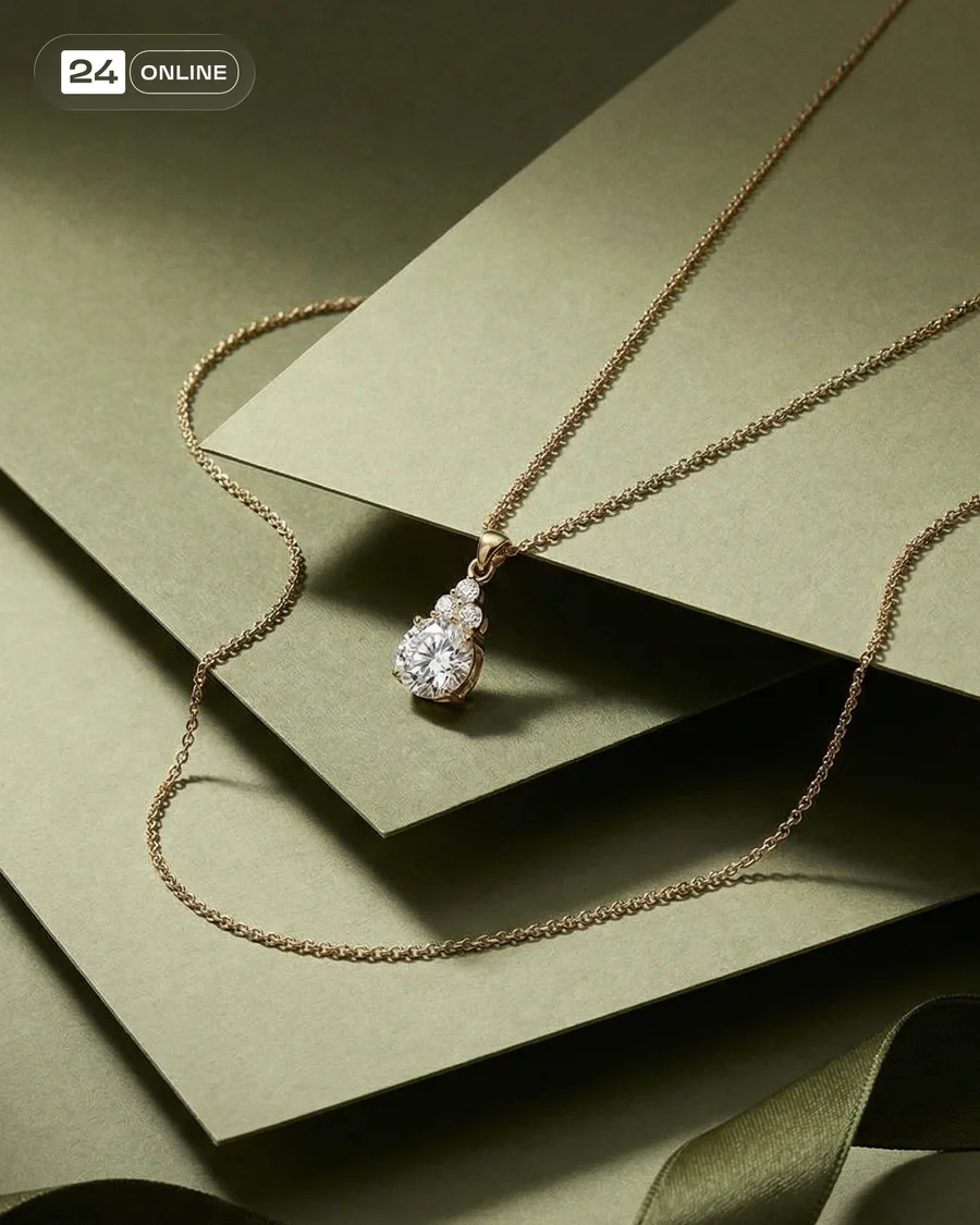 Luxury editorial jewelry photography with sculptural props, soft lighting, and… — AI-generated example 3 of 4