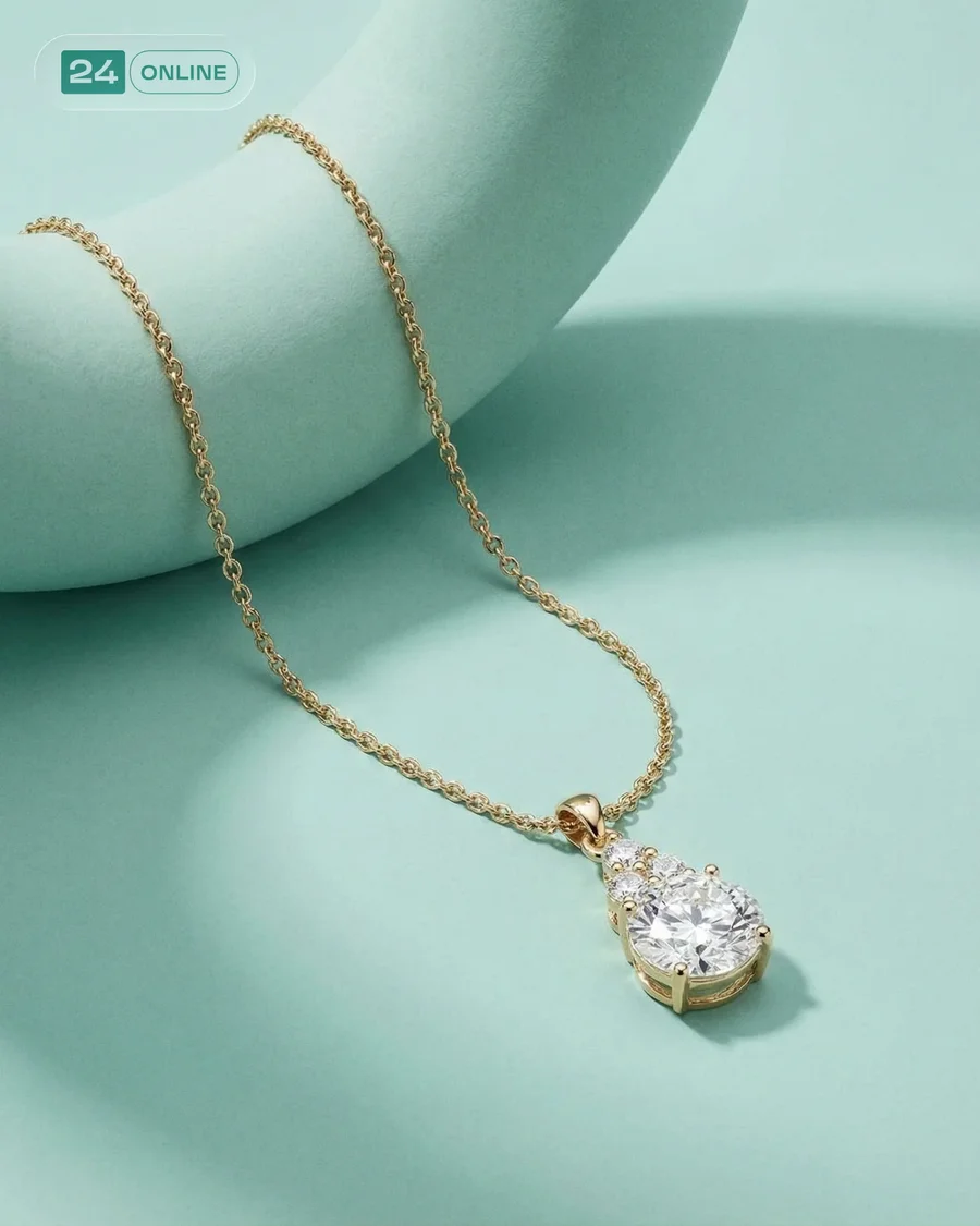 Luxury editorial jewelry photography with sculptural props, soft lighting, and… — AI-generated example 4 of 4