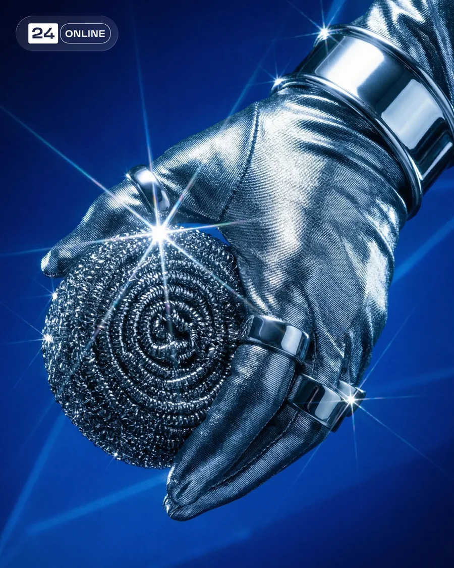 Editorial macro of statement jewelry over glossy gloves, mixing luxe fashion… — AI-generated example 3 of 4