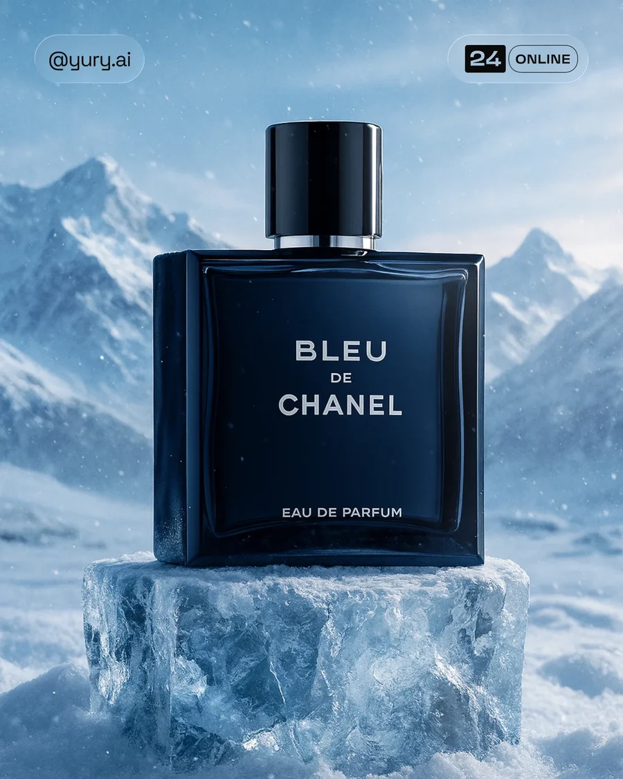 Luxury serum bottle photography in dreamy natural landscapes with cinematic… — AI-generated example 4 of 6