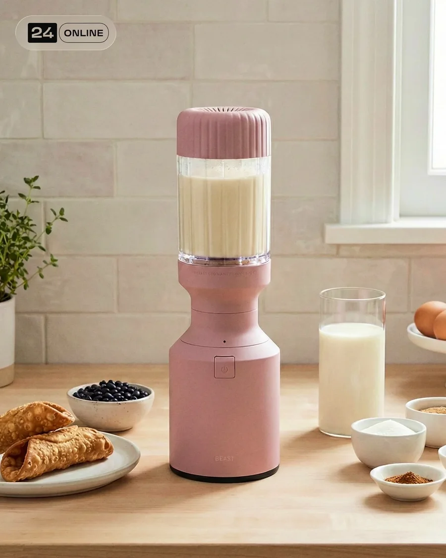 Modern kitchen appliance product shots in bright, inviting countertop catalog… — AI-generated example 4 of 4