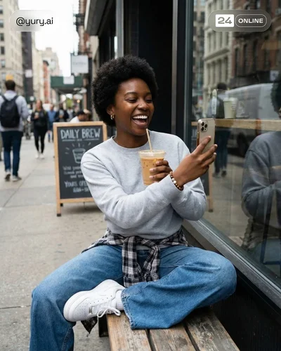 Ultra-realistic urban street fashion portraits with modern apparel and accessories.