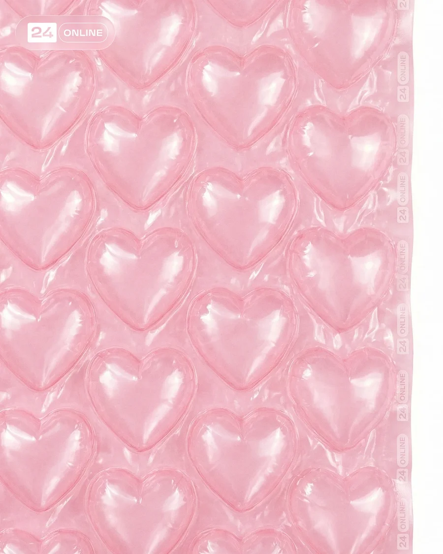 Minimal romantic sweets and heart-themed objects on crisp white backgrounds — AI-generated example 4 of 4