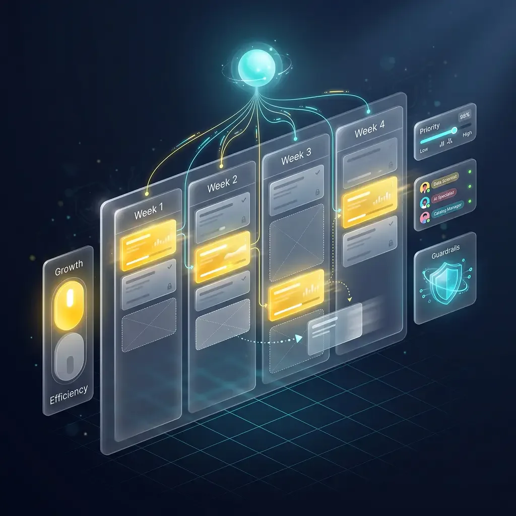 Four-Week Optimization Roadmap Dashboard