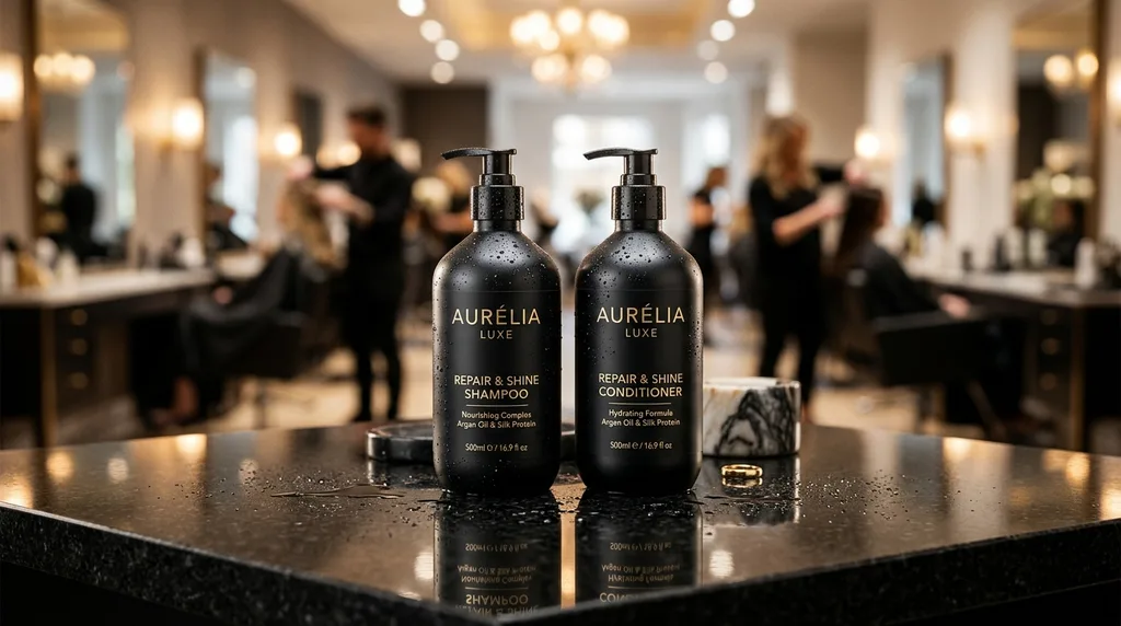 AI-optimized advertising and listing sync for hair care beauty brand logo