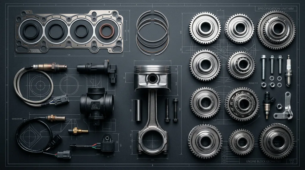 Automotive parts playbook cover showing fitment data and ACES PIES compliance overview