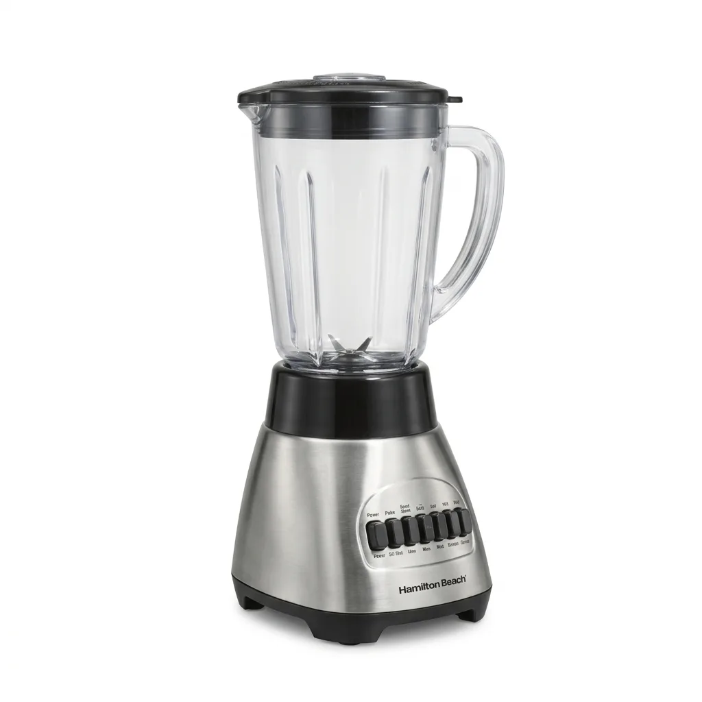Amazon compliant kitchen blender on pure white background