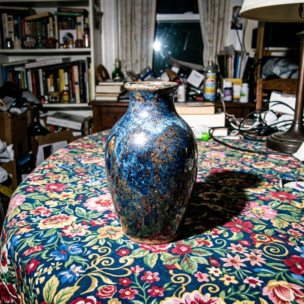 Poor quality Etsy photo with harsh flash