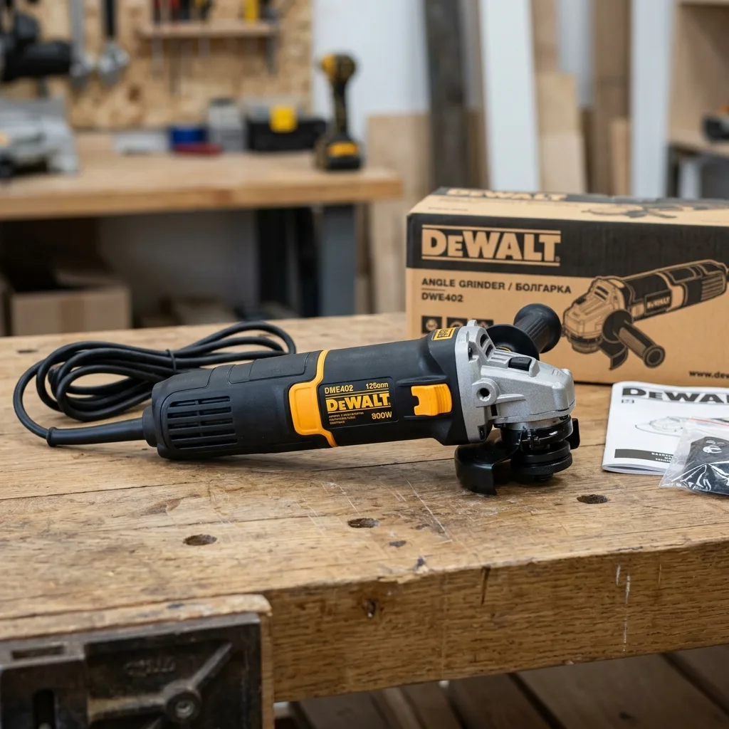 Poorly staged tool product photo with messy background