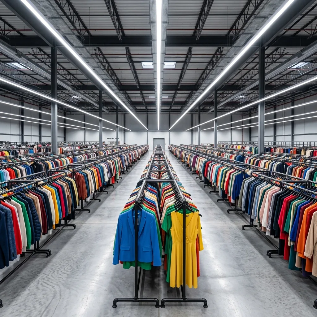 Task panel showing listing optimization status for apparel SKUs