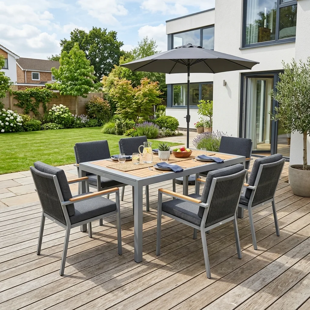 Competitor B patio dining set listing budget option