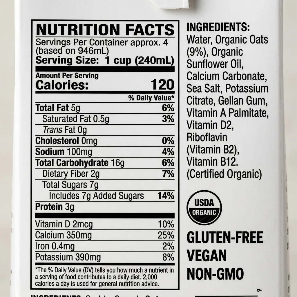 Label close-up image